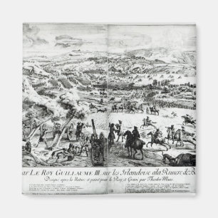 Der Kampf des Boyne, c.1690 Magnet