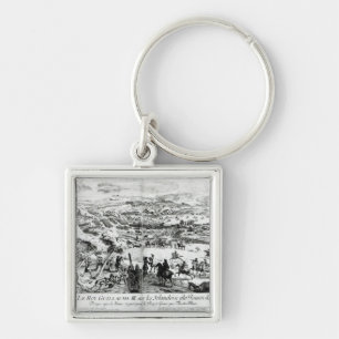 Der Kampf des Boyne, c.1690 Schlüsselanhänger