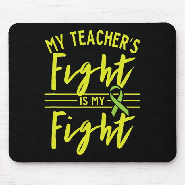 Der Kampf des Lehrers ist mein Kampf gegen die Nie Mousepad (Vorne)