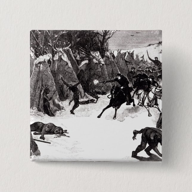 Der Kampf des Washita Button (Vorderseite)