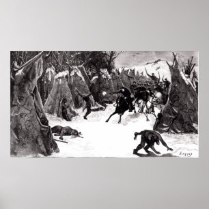 Der Kampf des Washita Poster