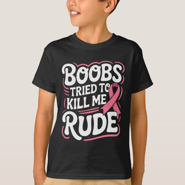 Der Kampf gegen den sonnigen Brustkrebs in Pink Ri T-Shirt (Vorderseite)