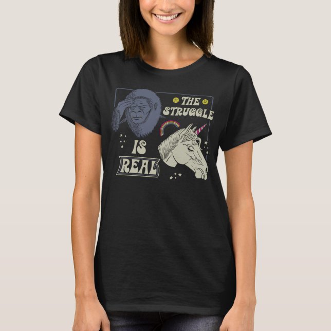 Der Kampf ist echt T-Shirt (Vorderseite)