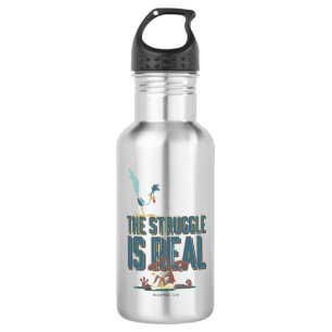 Der Kampf ist echte STRASSENRUNNER™ & Wile E. Co Edelstahlflasche
