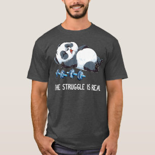 Der Kampf ist echter Todesstoß Funny Panda T-Shirt