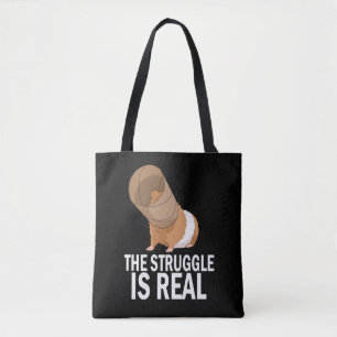 Der Kampf ist ein echtes Geschenk Funny Guinea Pig Tasche
