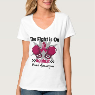 Der Kampf ist eingeschaltet gegen Gehirn-Aneurysma T-Shirt