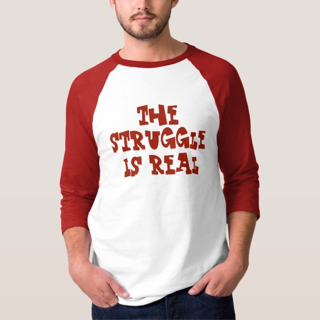 Der Kampf ist wirkliches T-Stück durch dalDesignNZ T-Shirt (Vorderseite)