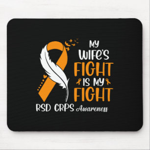 Der Kampf meiner Ehefrau ist mein Fight Rsd Crps A Mousepad