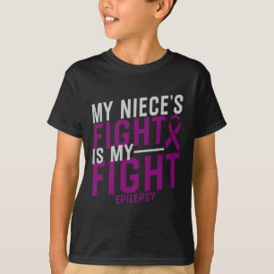 Der Kampf meiner Nichte ist mein Kampf Epilepsie-B T-Shirt
