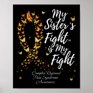 Der Kampf meiner Schwester ist mein Bewusstsein fü Poster