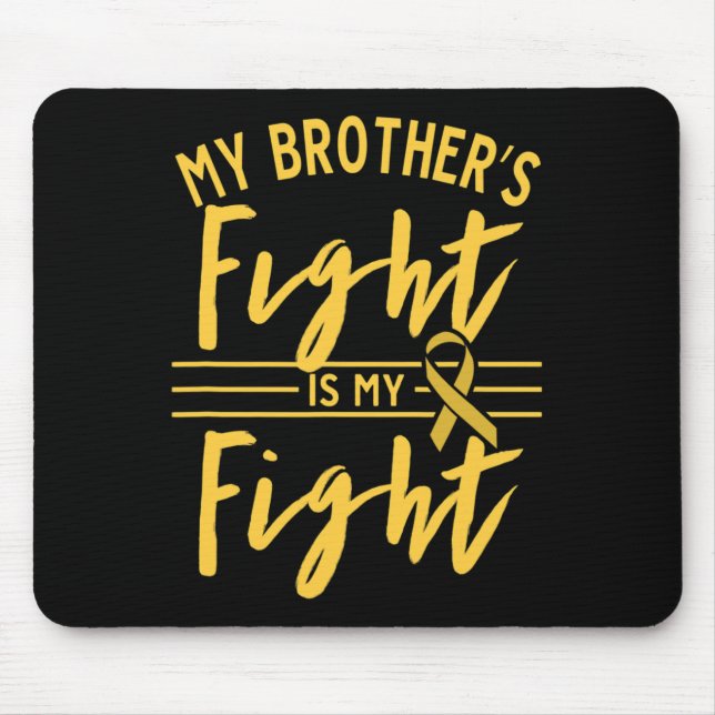 Der Kampf meines Bruders ist mein Kampf Kindheitsk Mousepad (Vorne)