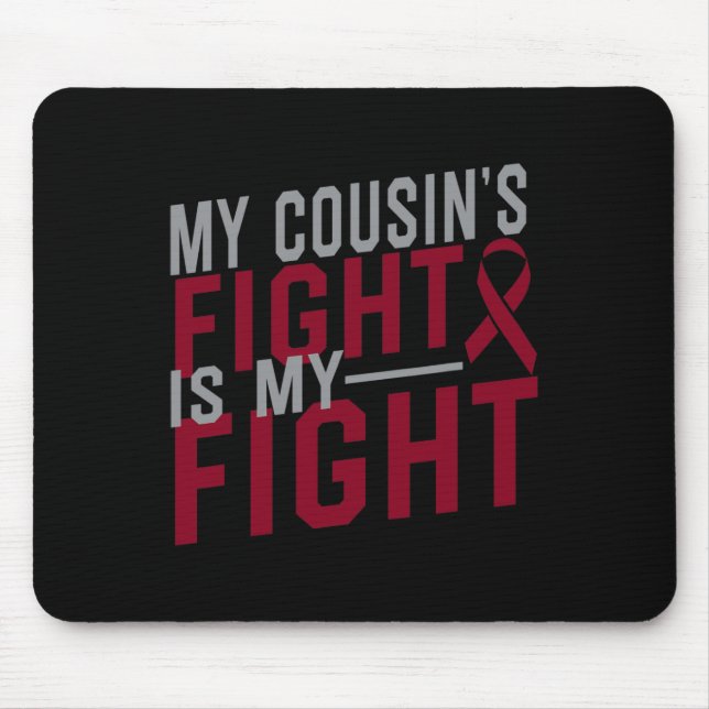 Der Kampf meines Cousins ist meine Anämie der Sich Mousepad (Vorne)