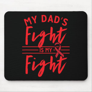 Der Kampf meines Vaters ist mein Blutkrebsbewussts Mousepad