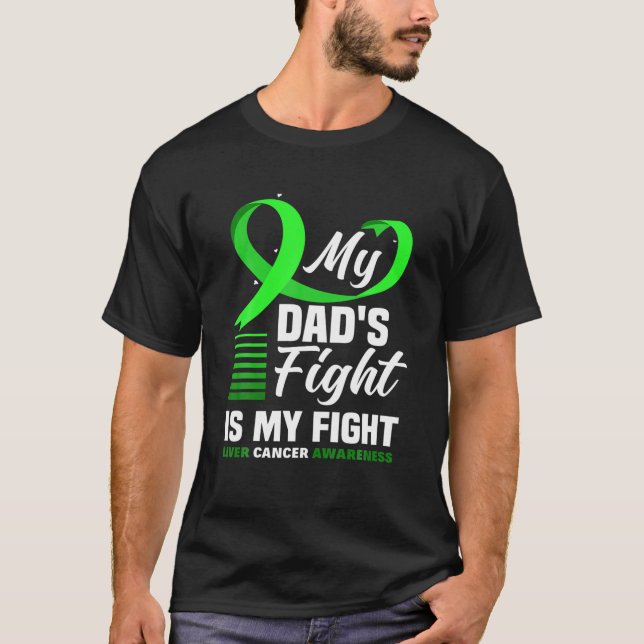 Der Kampf meines Vaters ist mein Kampf gegen Leber T-Shirt (Vorderseite)