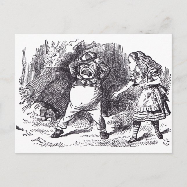 Der Kampf Postkarte (Vorderseite)