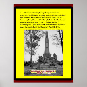 DER KAMPF UM OKINAWA 1945 POSTER