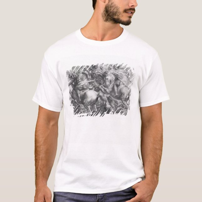 Der Kampf von Anghiari nach Leonardo da Vinci T-Shirt (Vorderseite)