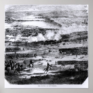 Der Kampf von Austerlitz, am 2. Dezember 1805 Poster