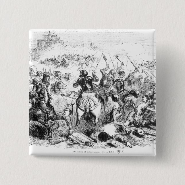 Der Kampf von Bannockburn im Jahre 1314 Button (Vorderseite)