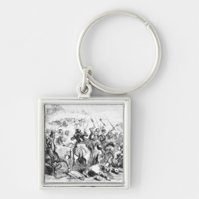 Der Kampf von Bannockburn im Jahre 1314 Schlüsselanhänger (Vorne)