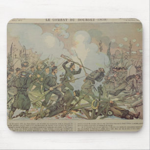 Der Kampf von Bourget, 1887 Mousepad