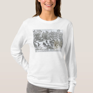 Der Kampf von Courtrai zwischen den Franzosen T-Shirt