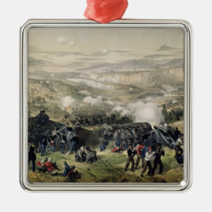 Der Kampf von Inkerman 1855 am 5. November 1854 Silbernes Ornament