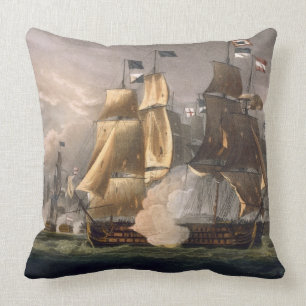 Der Kampf von Kap-St. Vincent, am 14. Februar 1797 Kissen