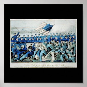 Der Kampf von Malvern Hügel, VA. Am 1. Juli 1862 Poster