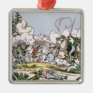 Der Kampf von Moskau, am 7. September 1812 Ornament Aus Metall