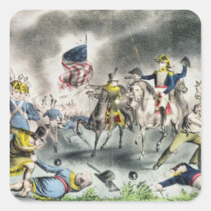Der Kampf von New Orleans, Kneipe. Nathaniel Quadratischer Aufkleber