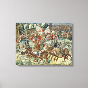 Der Kampf von Pavia. Der Fortschritt von Charles V Leinwanddruck