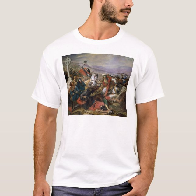 Der Kampf von Poitiers, gewonnen von Charles T-Shirt (Vorderseite)