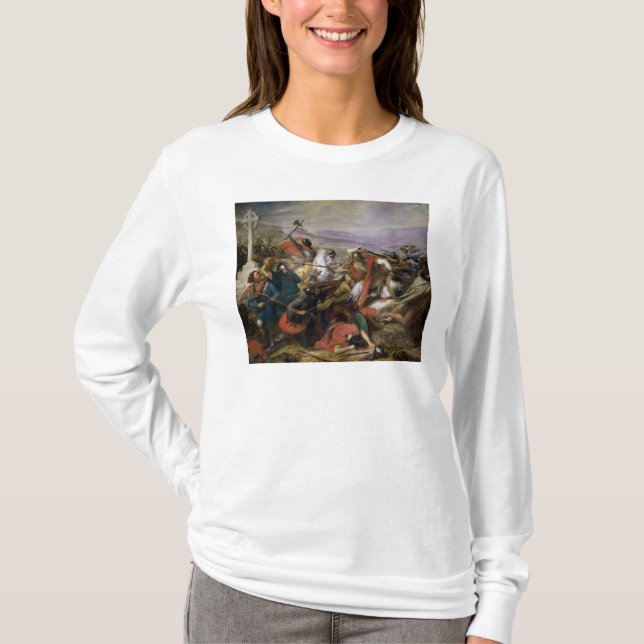 Der Kampf von Poitiers, gewonnen von Charles T-Shirt (Vorderseite)