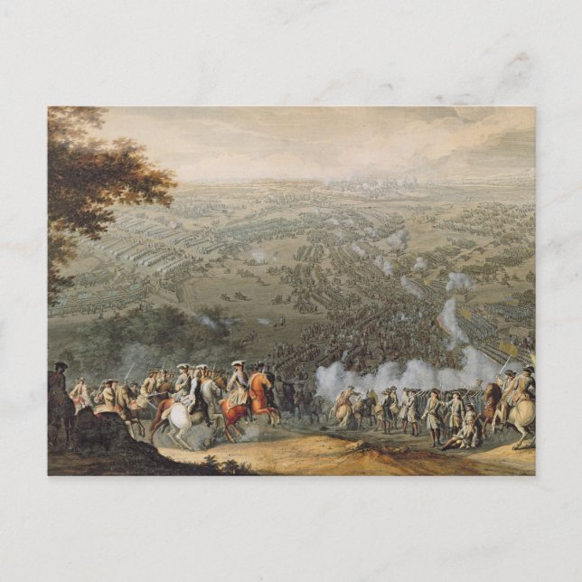 Der Kampf von Poltava 2 Postkarte (Vorderseite)