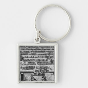 Der Kampf von Pottava, 1709 Schlüsselanhänger