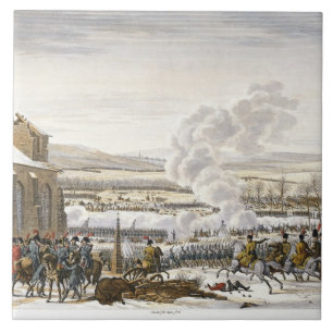 Der Kampf von Preussisch-Eylau am 9. Februar 1807 Fliese