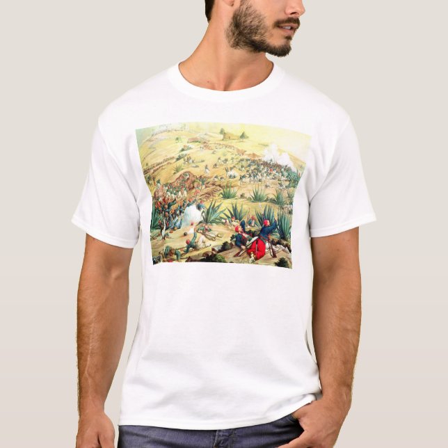Der Kampf von Puebla, am 5. Mai 1862 T-Shirt (Vorderseite)