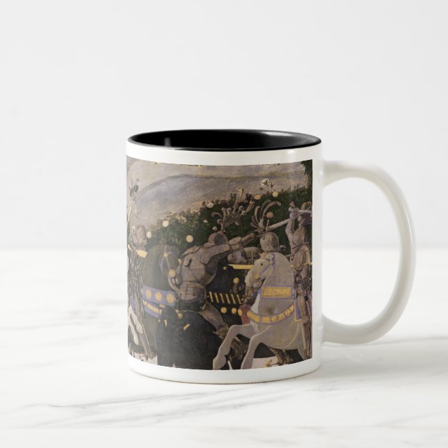 Der Kampf von San-Romano, c.1438-40 Zweifarbige Tasse (Rechts)