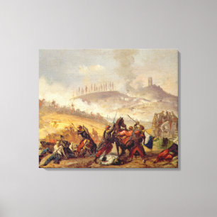 Der Kampf von Solferino Leinwanddruck
