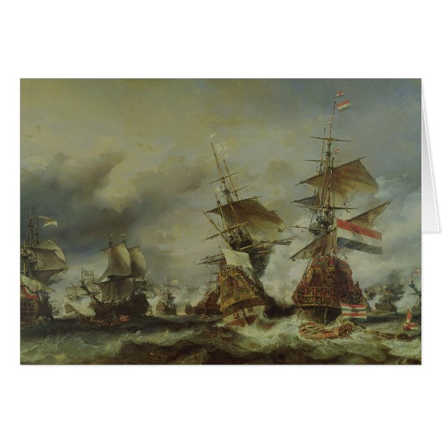 Der Kampf von Texel, am 29. Juni 1694 (Vorderseite (Horizontal))
