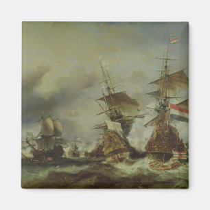 Der Kampf von Texel, am 29. Juni 1694 Magnet