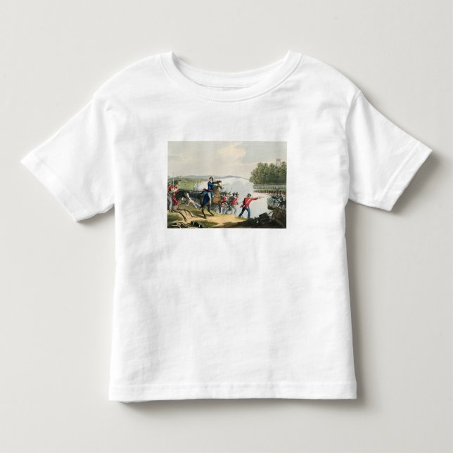Der Kampf von Waterloo entschied durch den Herzog Kleinkind T-shirt (Vorderseite)