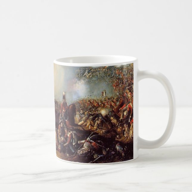 Der Kampf von Waterloo Kaffeetasse (Rechts)