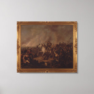 Der Kampf von Waterloo Leinwanddruck
