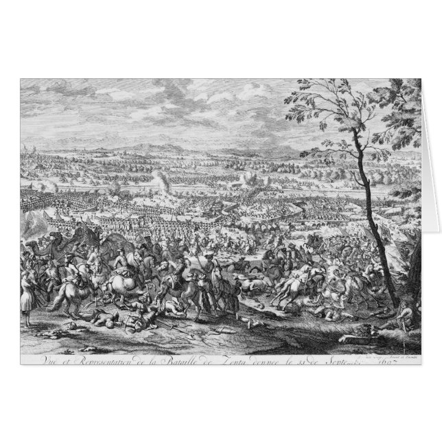 Der Kampf von Zenta, 1697 (Vorderseite (Horizontal))