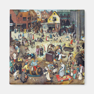Der Kampf zwischen Karneval und Lent, Bruegel Magnet