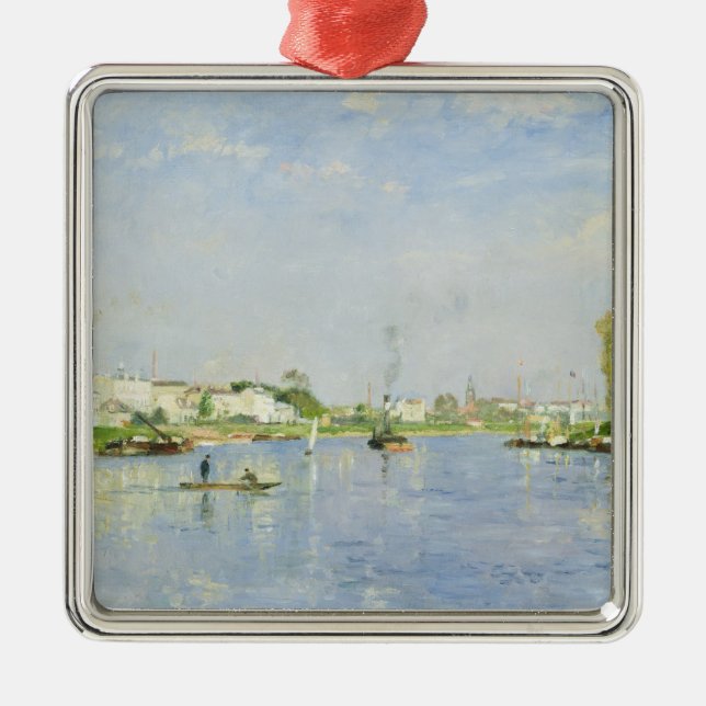 Der Kanal Heilig-Denis Silbernes Ornament (Vorne)