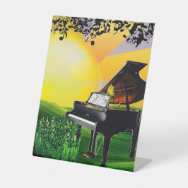 DER KANÄR AM SONNENSCHLAG! SOCKELSCHILD